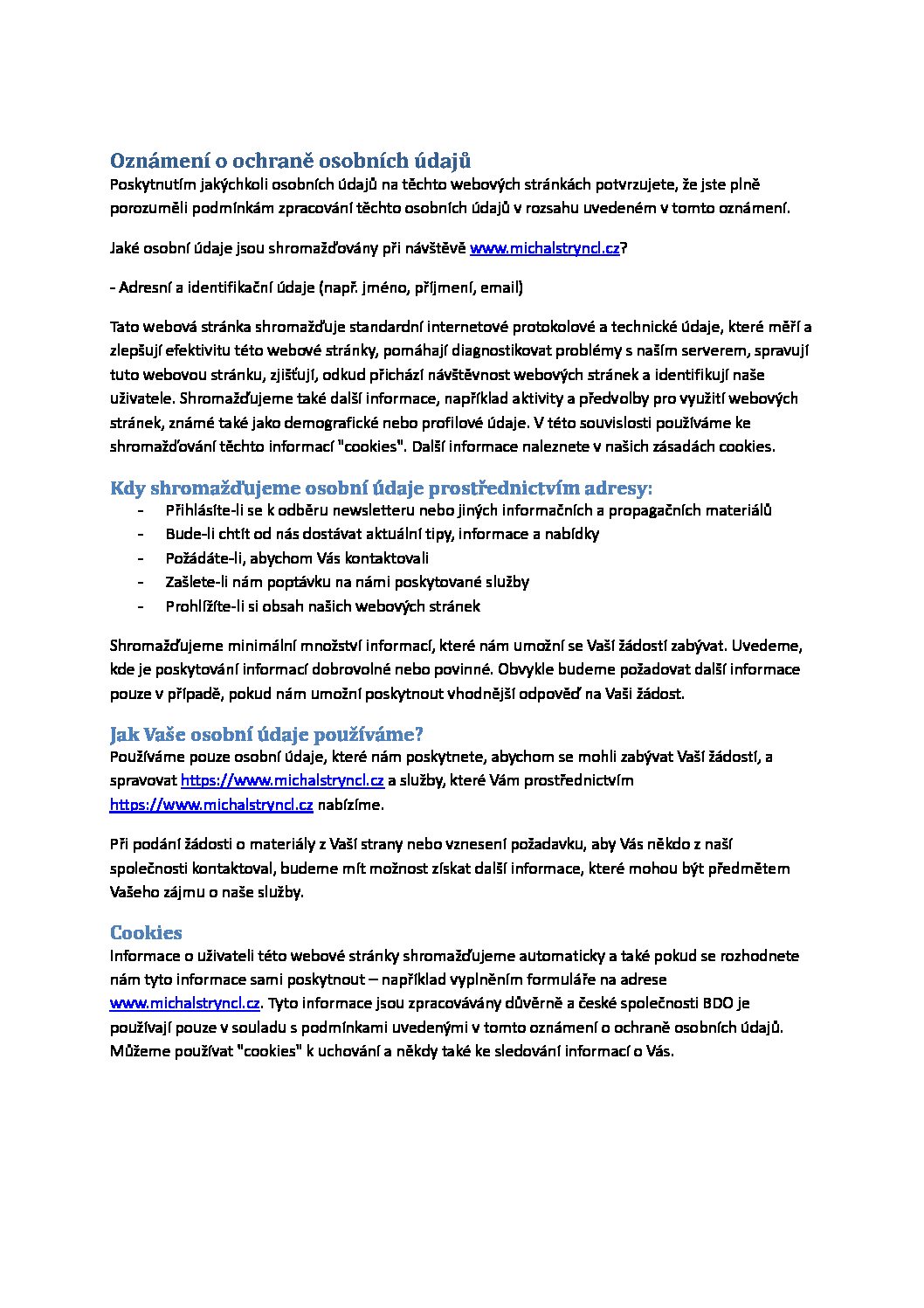 Realitní makléř na Vysočině - Michal Štryncl